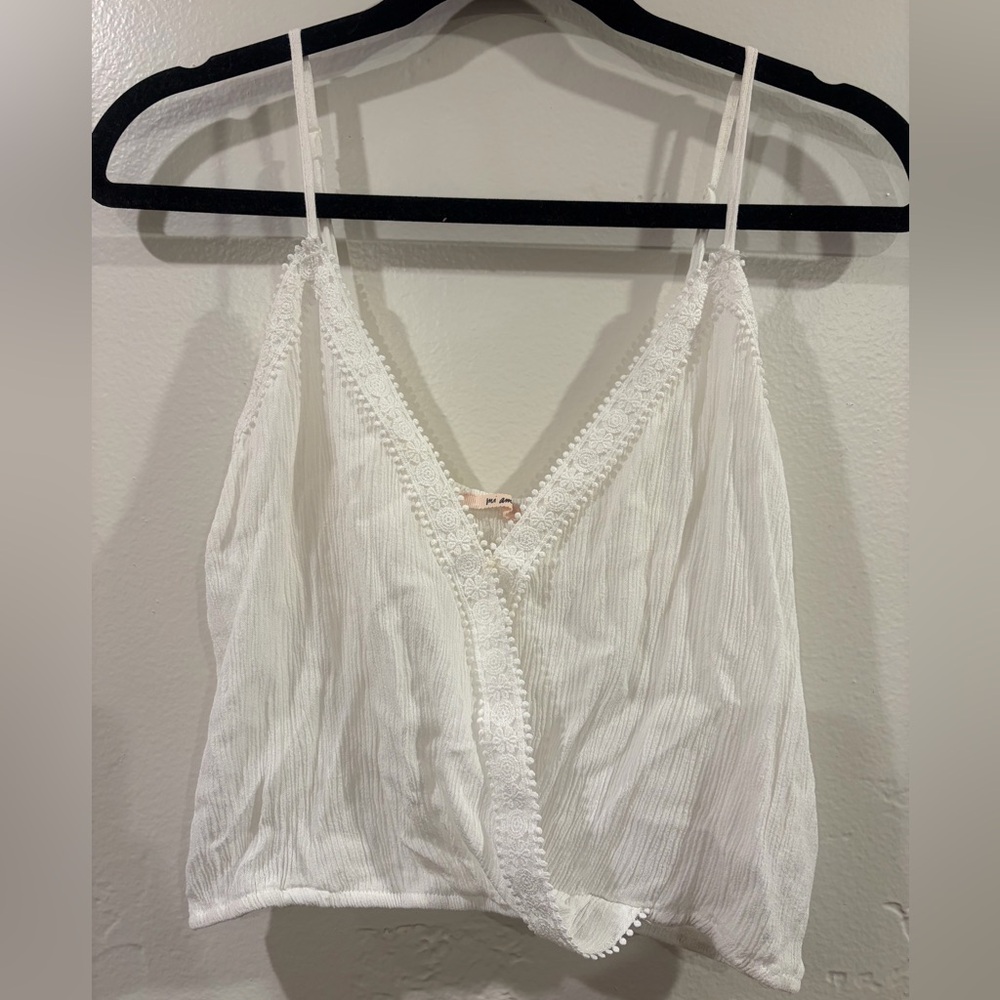 White Lace Tank Top
